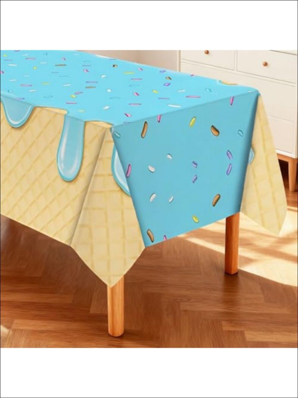 Waterproof Rectangle Tablecloth 60x126 Stain Resistant Washable Dining